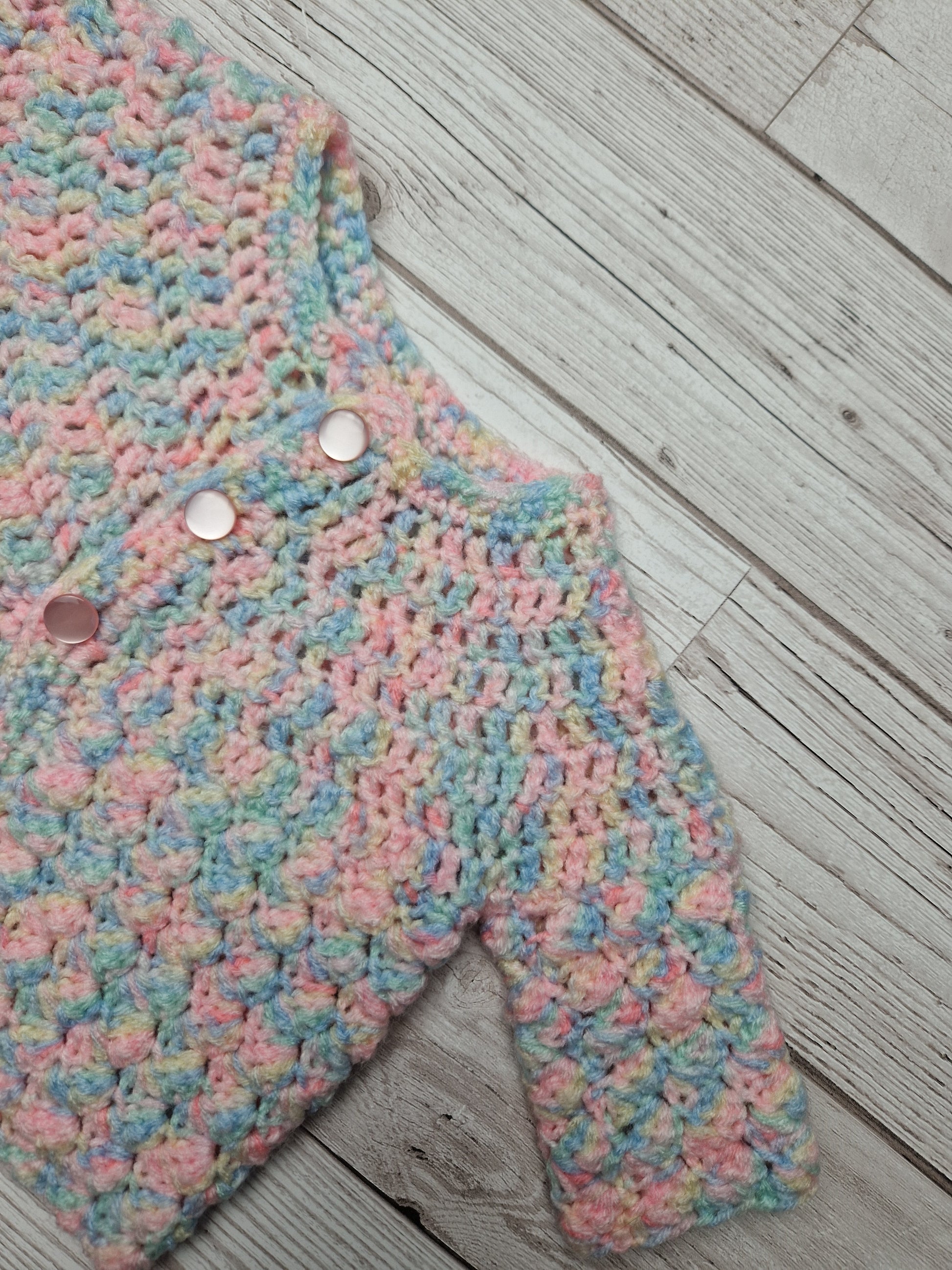 Newborn handknitted cardigan - Cait's Cardigans