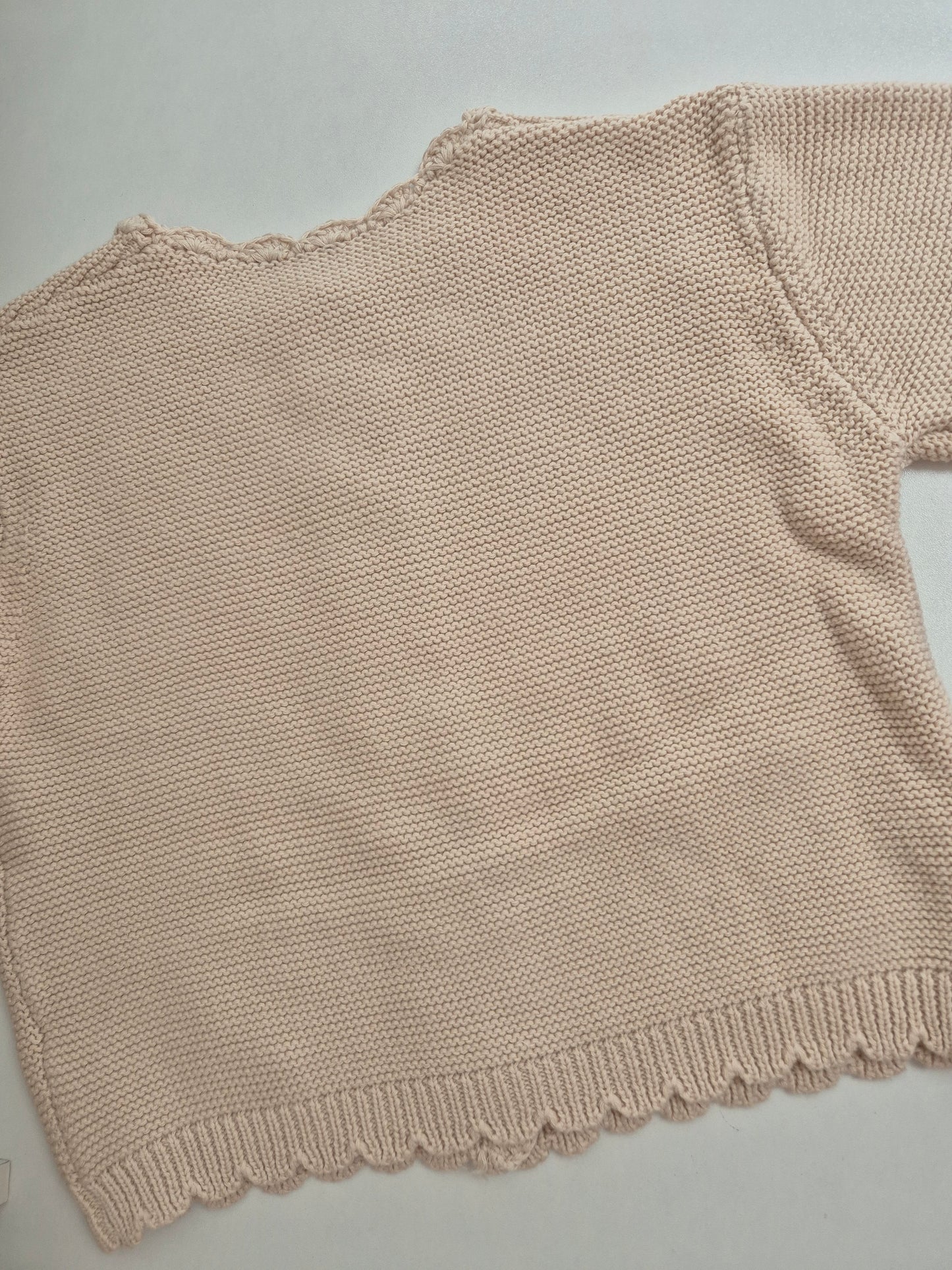 Scallop cardigan