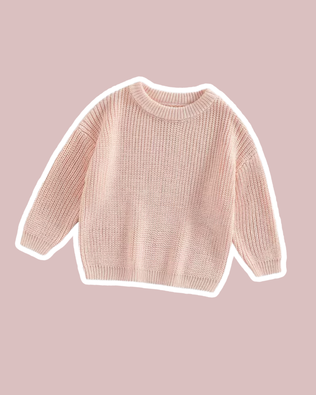 Oversized jumper - Peach - Cait's Cardigans