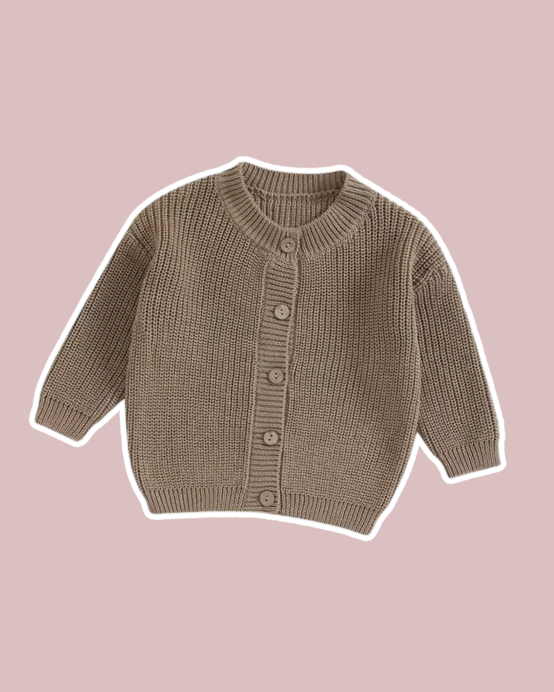 Oversized cardigan - Brown - Cait's Cardigans
