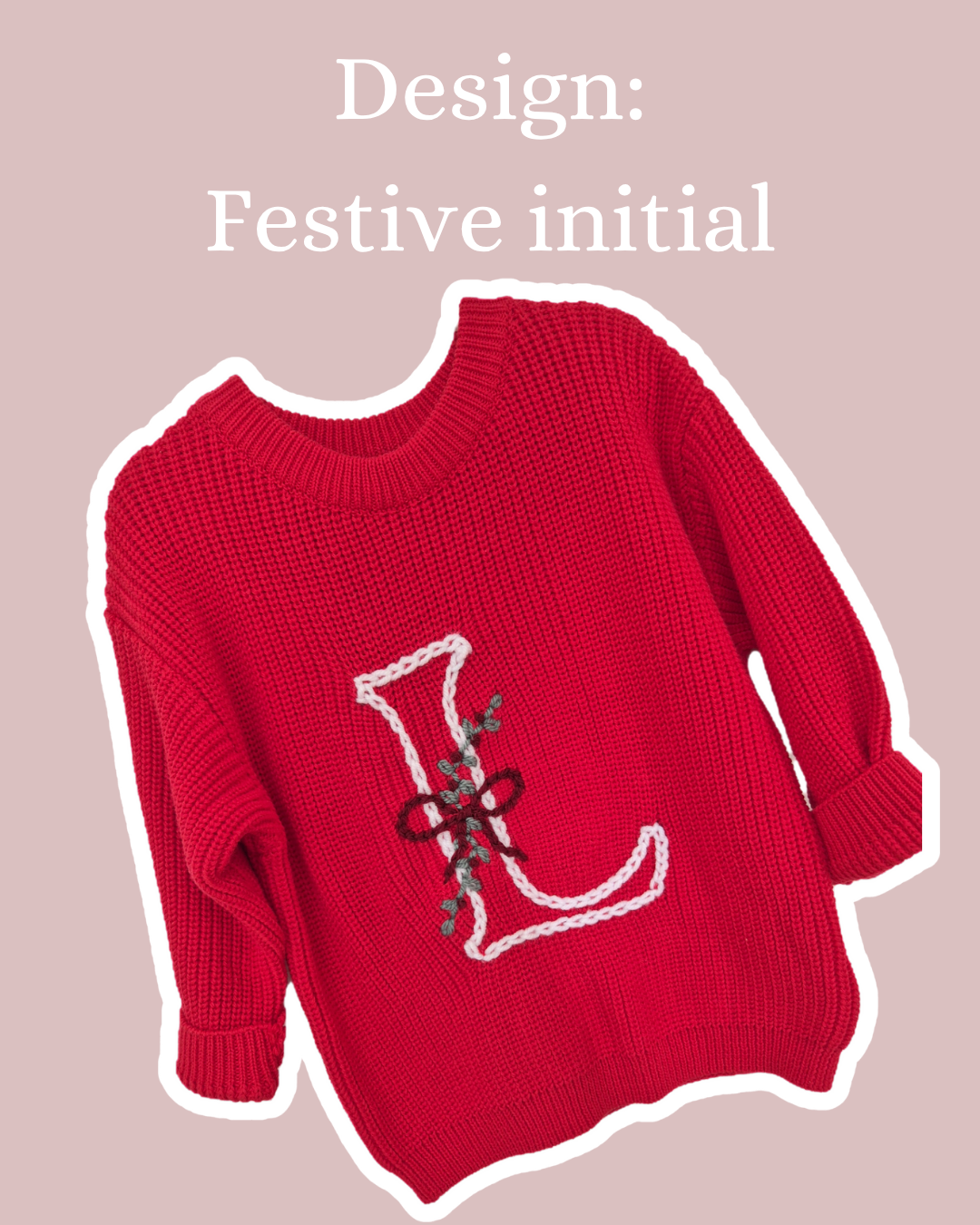 Design: Festive initial
