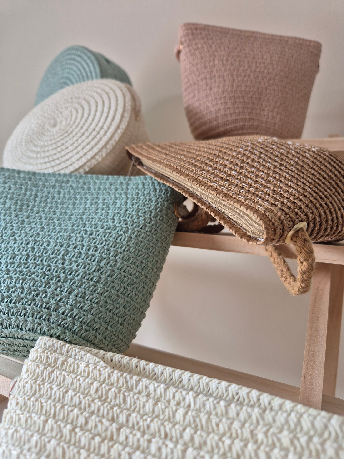 Mini woven bags