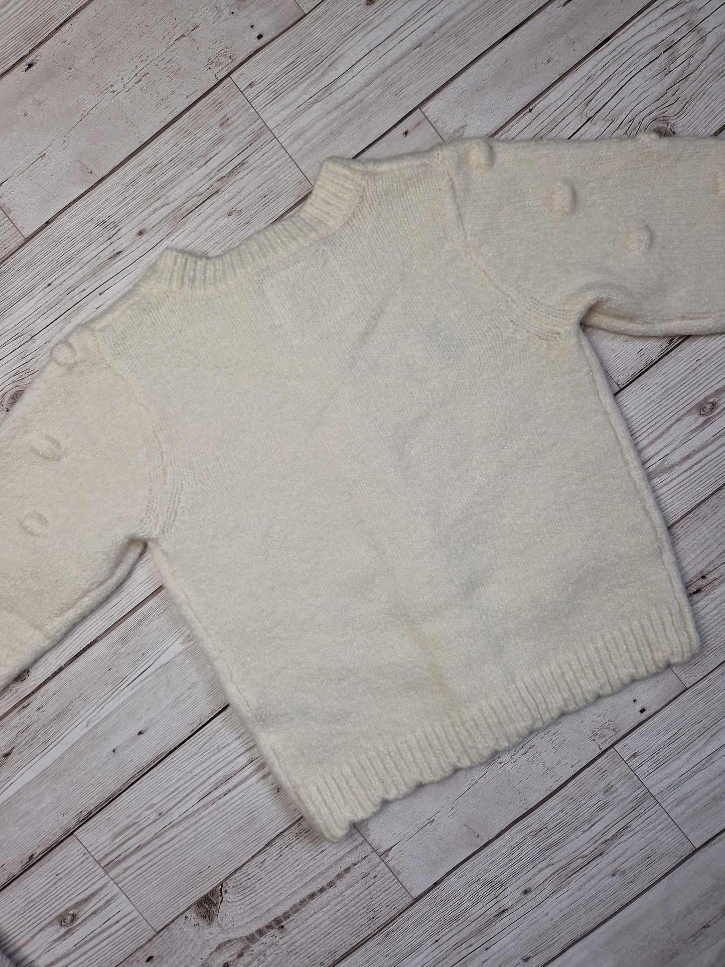 18-24m cream bobble cardigan
