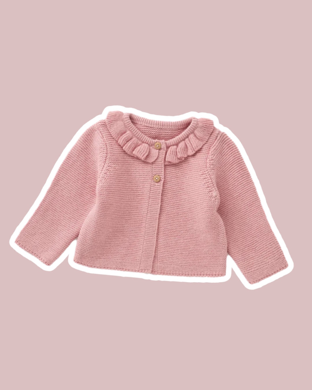 Frill cardigan