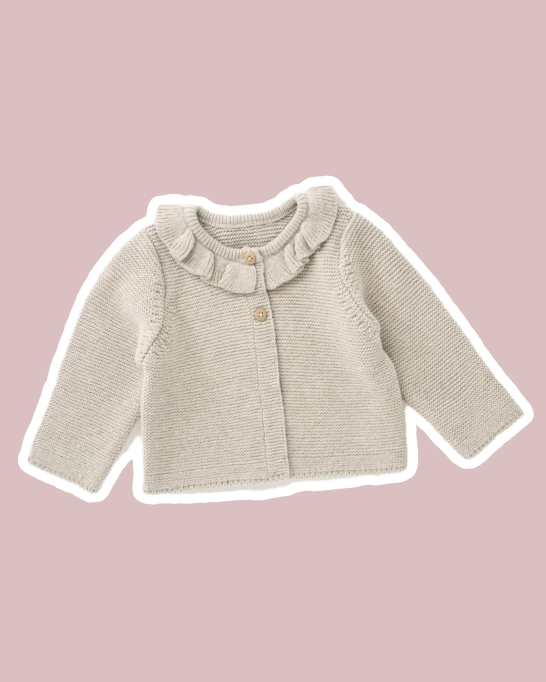 Frill cardigan