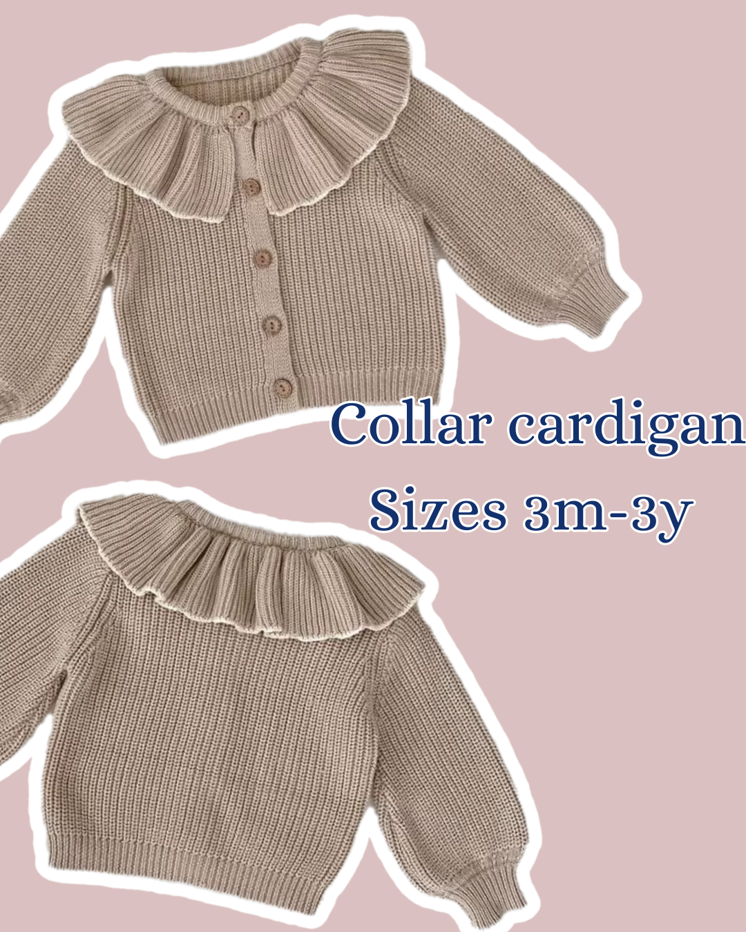Collar cardigan - Cait's Cardigans