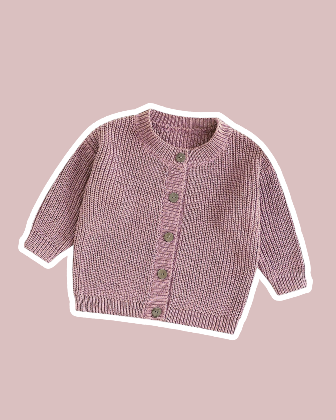 Oversized cardigan - Rose - Cait's Cardigans