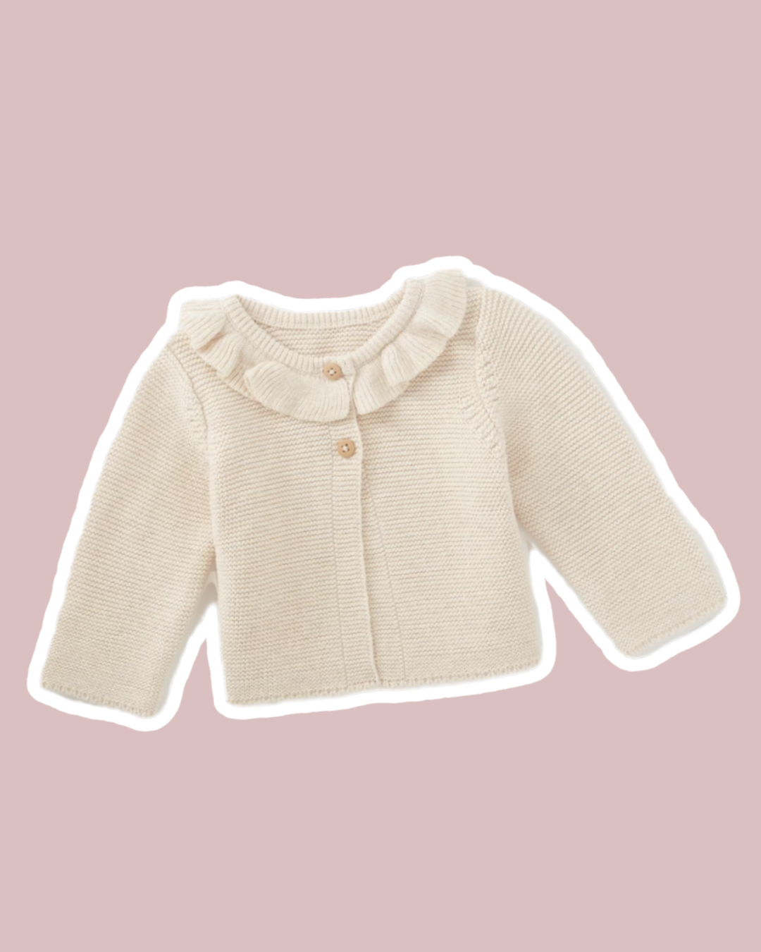 Frill cardigan - Cait's Cardigans