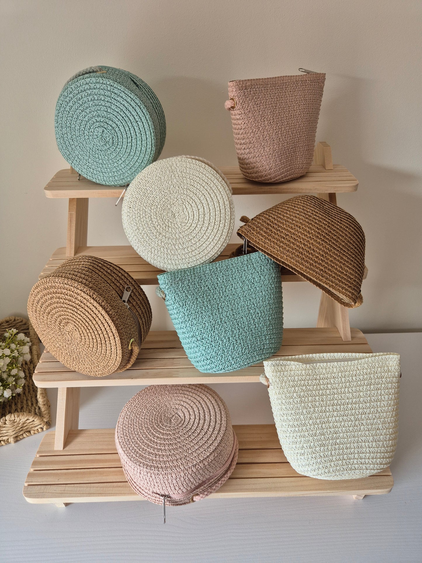 Mini woven bags