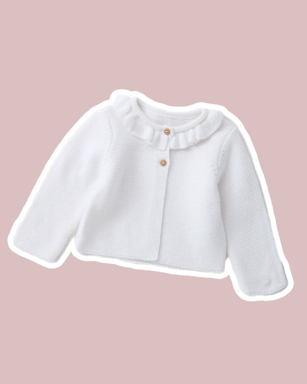 Frill cardigan - Cait's Cardigans