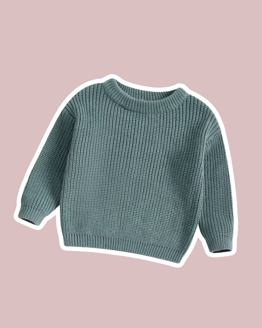 Oversized jumper - Teal