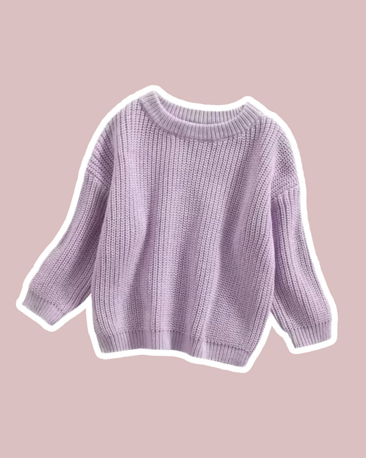 Oversized jumper - Lilac