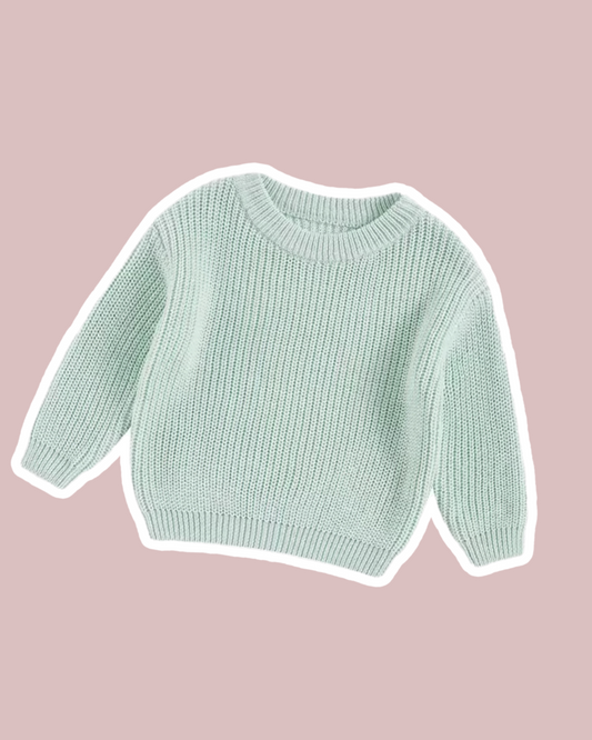 Oversized jumper - Mint