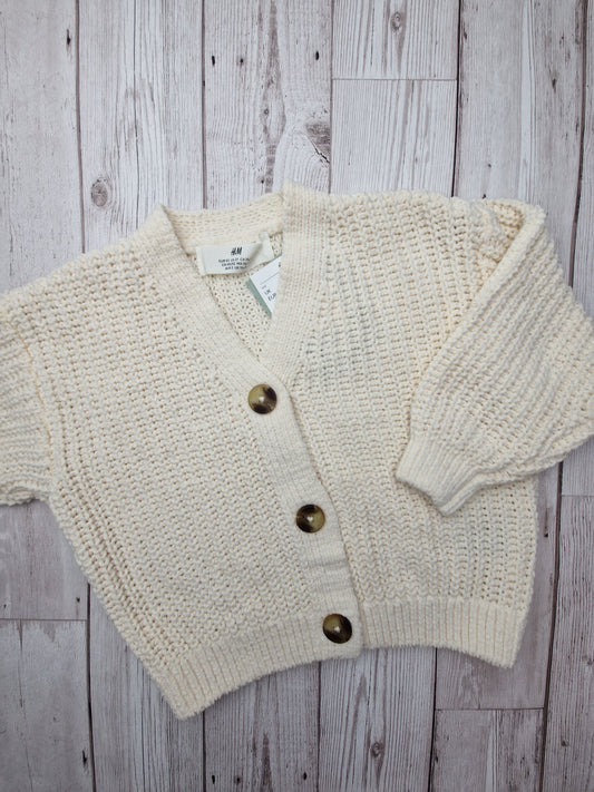 18-24m cream cardigan