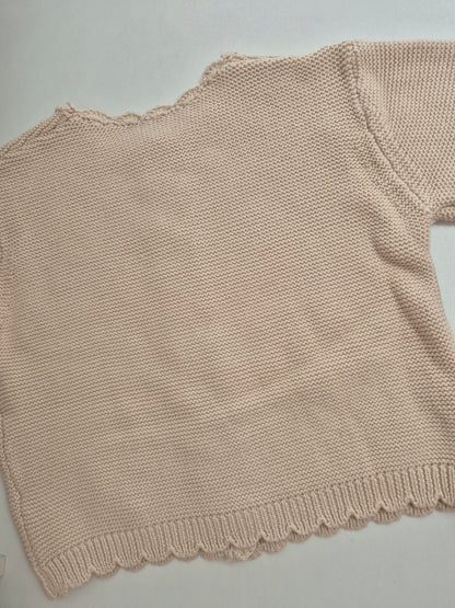 Scallop cardigan