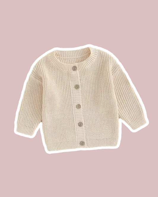 Oversized cardigan - Biscuit