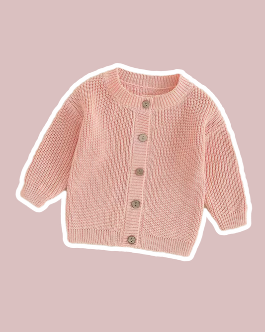 Oversized cardigan - Peach