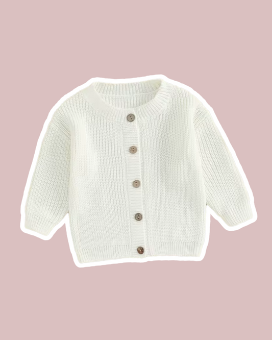 Oversized cardigan - White