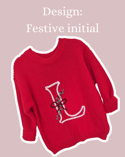 Design: Festive initial