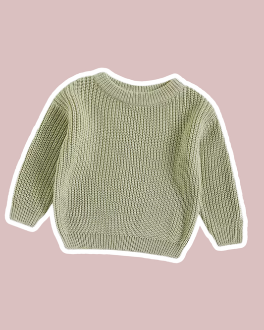 Oversized jumper - Pistachio