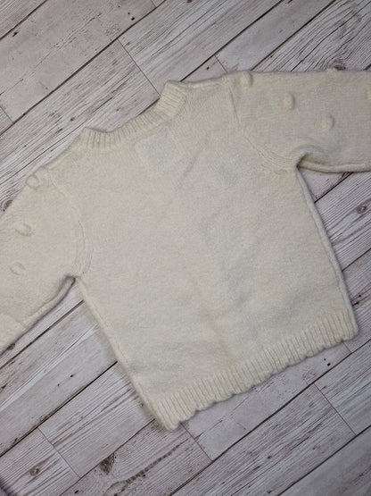 18-24m cream bobble cardigan