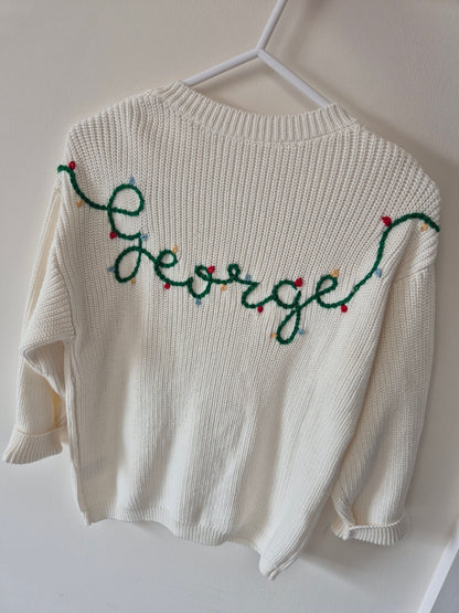 Oversized cardigan - White