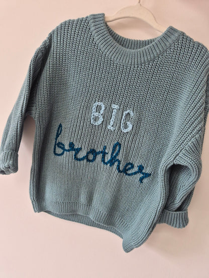 Oversized jumper - Teal