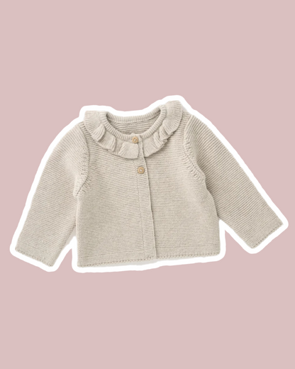 Frill cardigan