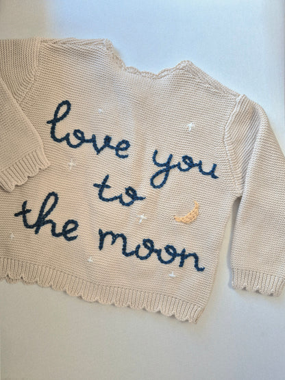 Scallop cardigan