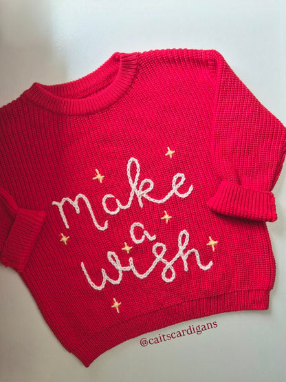 Oversized jumper - Red