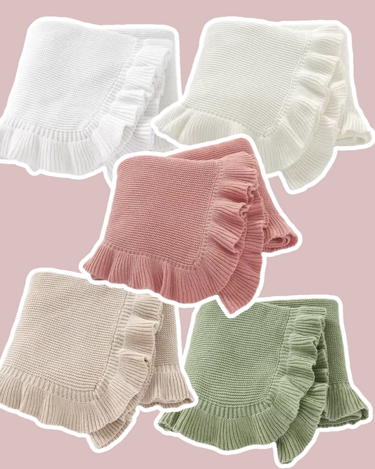 Ruffle blanket