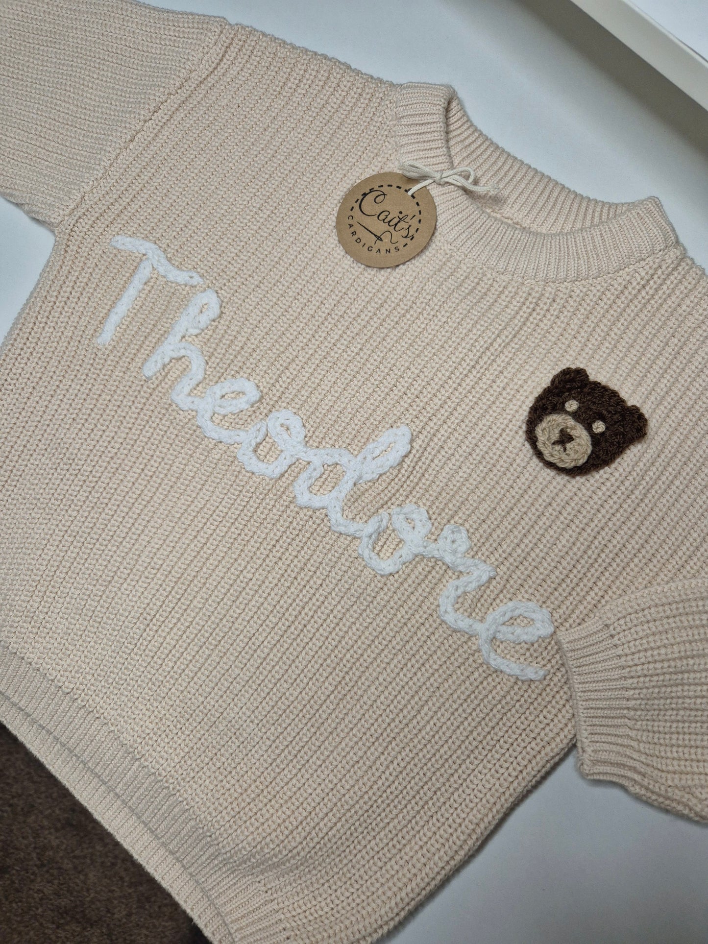 Oversized jumper - Biscuit