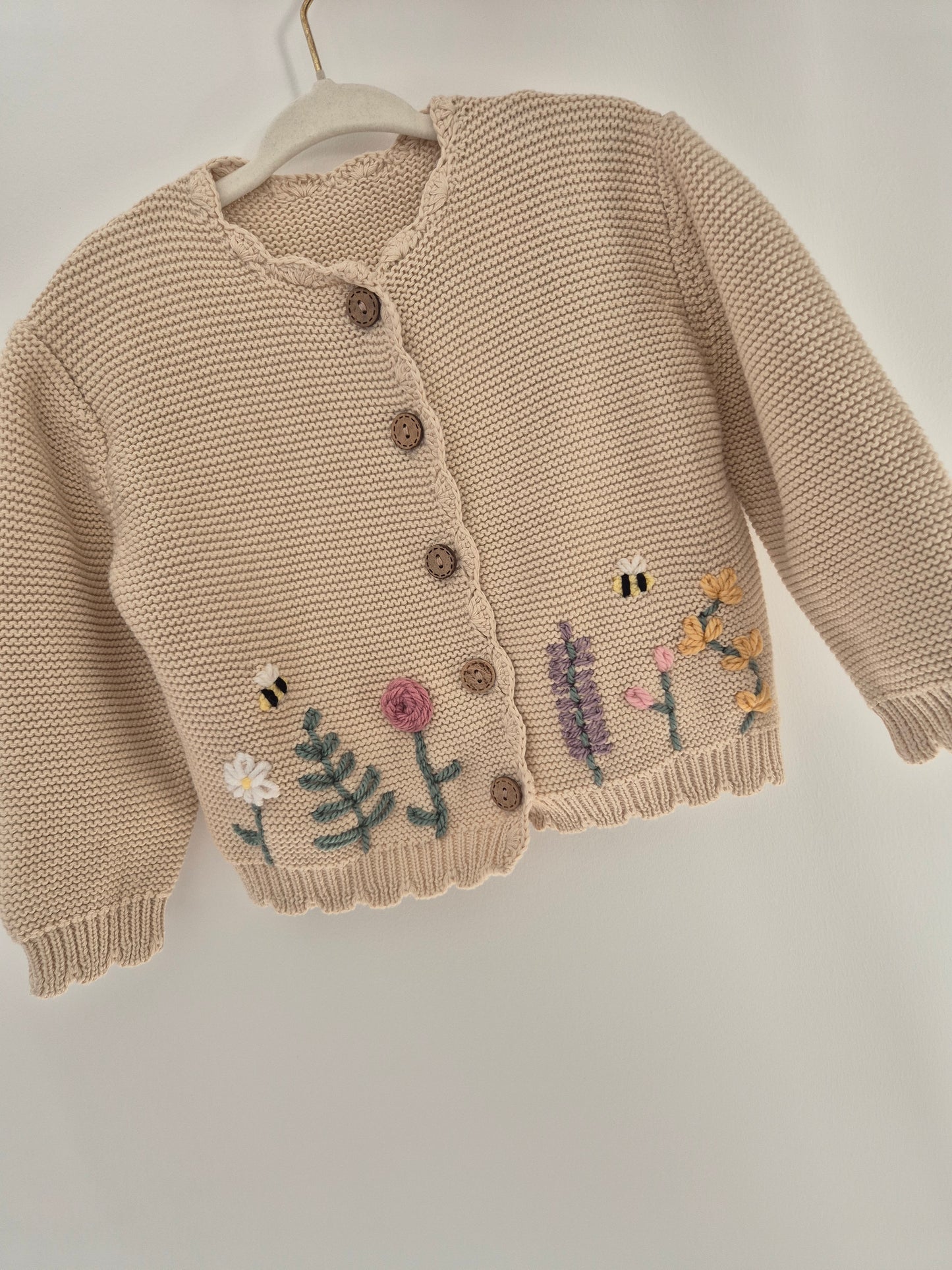 Scallop cardigan