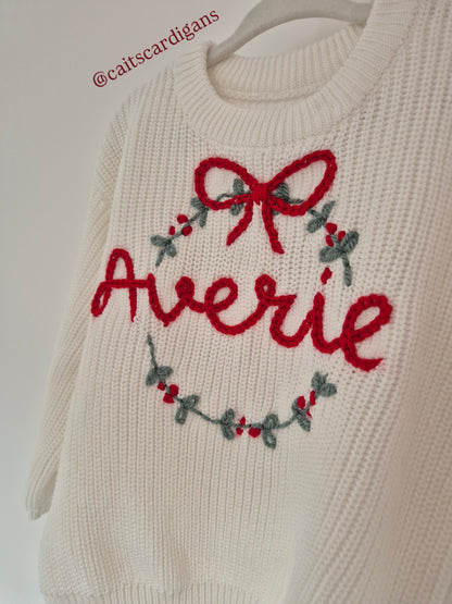Oversized jumper - White