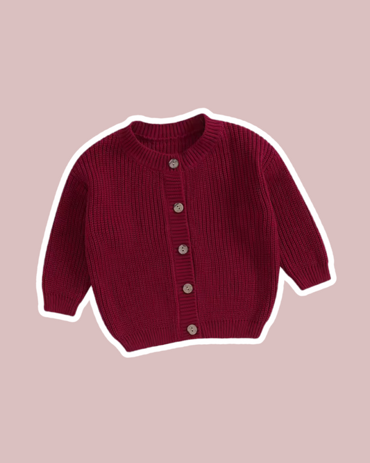 Oversized cardigan - Red