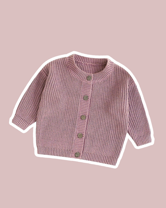 Oversized cardigan - Rose