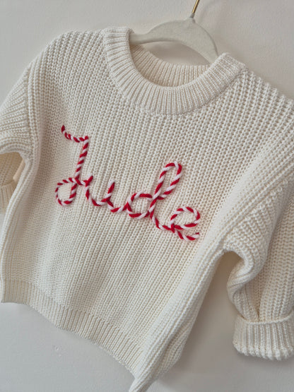 Oversized jumper - White
