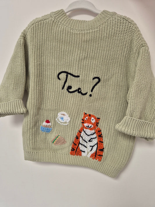 Tiger design - Cait's Cardigans 