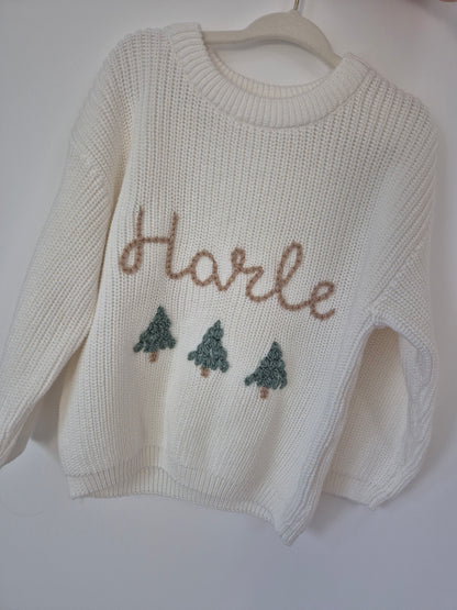 Oversized jumper - White