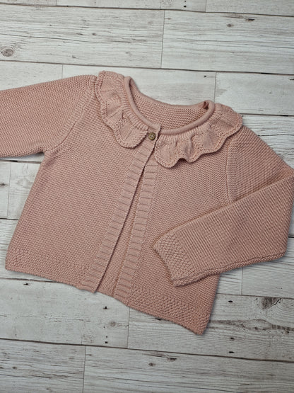 12-18m pink cardigan