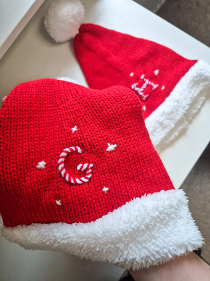 Personalised initial santa hat