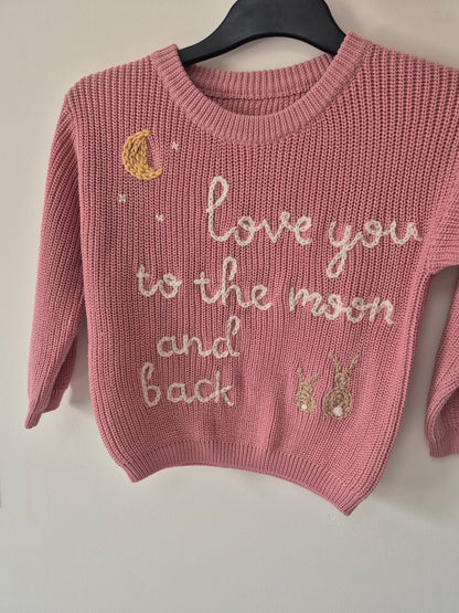 Oversized jumper - Rose
