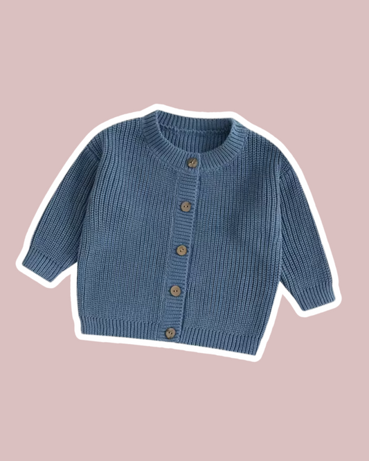 Oversized cardigan - Blue